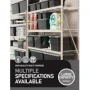 WYT 53 quart Stackable Garage, Tool Room Set of 4, Black/Grey - Image 8