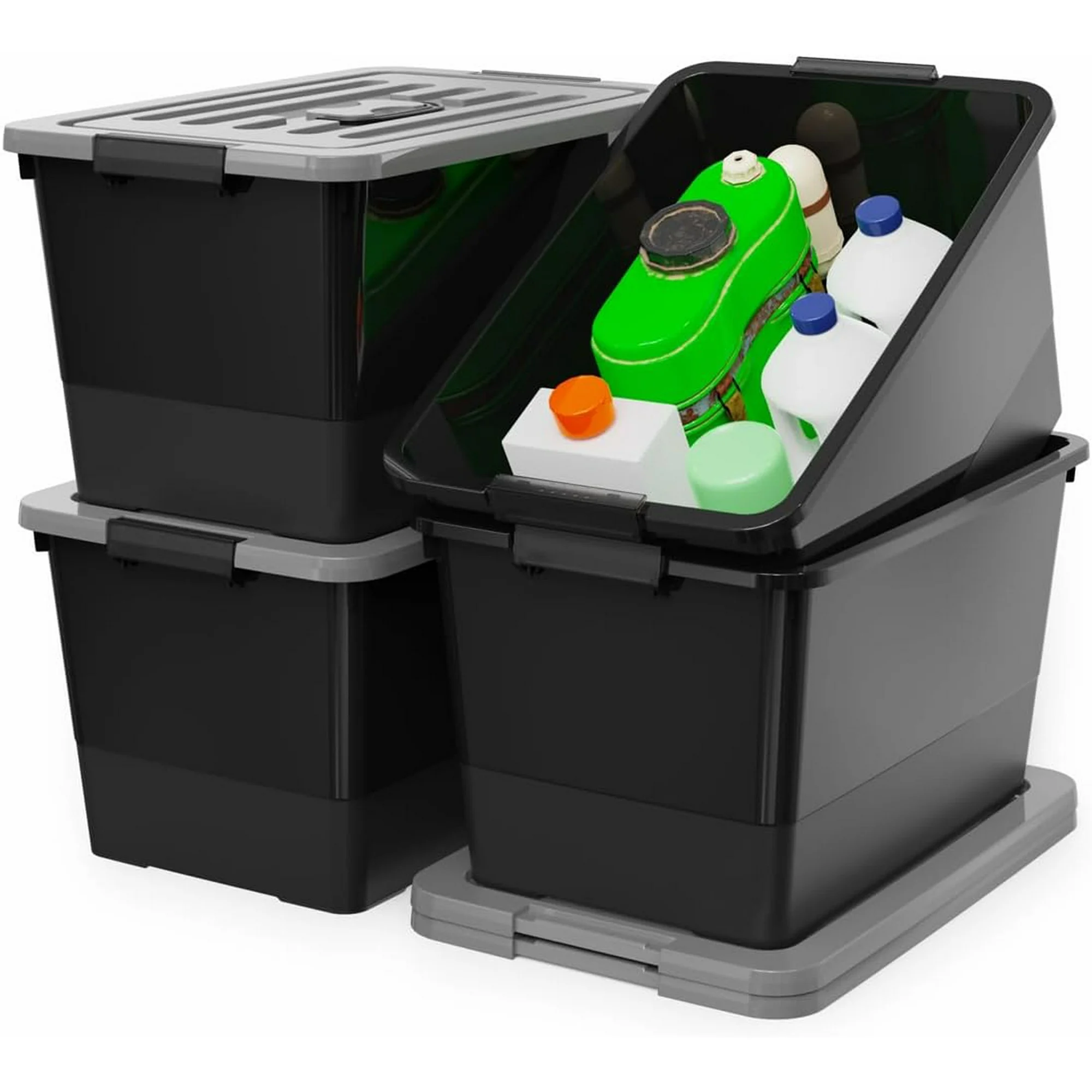 WYT 53 Quart Stackable Storage Bins
