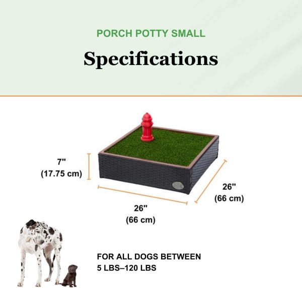 Porch Potty Self-Draining Dog Potty