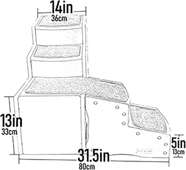 Pet Gear Easy Step Bed Stair