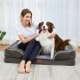 Comfort Expression XXL Orthopedic Dog Bed for Extra Large Dogs, Waterproof Orthopedic Foam Dog Beds, Washable Dog Sofa Bed with Non-Slip Bottom & Removable Cover(XX-Large,Dark Green) - Image 7
