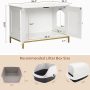 Homhedy Cat Litter Box Enclosure