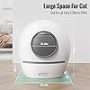 Self Cleaning Cat Litter Box, Upgraded Automatic Cat Litter Box Self Cleaning for Multi Cats, 60L Smart Litter Box with Mat Safety Protection/Odor Removal 1-Year Machine KungFuPet W-arranty - Image 8
