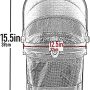 Pet Gear No-Zip View 360 Ultra Lite Pet Safety Carrier & Car Seat for Small Dogs & Cats Push Button Entry, 15", Larkspur,View 360 Ultra Light 15-inch,Larkspur - Image 7
