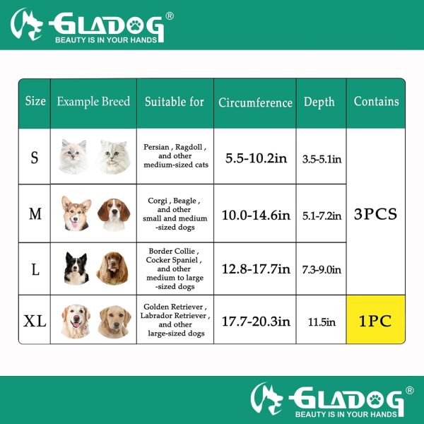 GLADOG Soft Dog Cone Collar