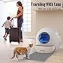 Self Cleaning Cat Litter Box, Upgraded Automatic Cat Litter Box Self Cleaning for Multi Cats, 60L Smart Litter Box with Mat Safety Protection/Odor Removal 1-Year Machine KungFuPet W-arranty - Image 7