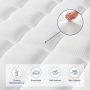 BEDLUXURY King Size Mattress Topper Soft & Breathable 3inch - Image 4