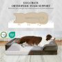 Comfort Expression XXL Orthopedic Dog Bed for Extra Large Dogs, Waterproof Orthopedic Foam Dog Beds, Washable Dog Sofa Bed with Non-Slip Bottom & Removable Cover(XX-Large,Dark Green) - Image 2