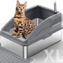 Stainless Steel Cat Litter Box