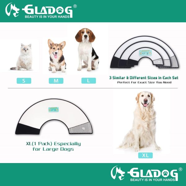 GLADOG Soft Dog Cone Collar