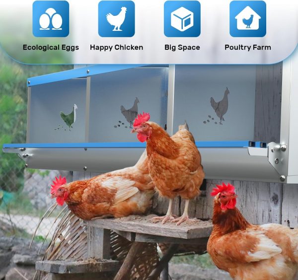 Kinchoix Chicken Nesting Box for Laying Eggs