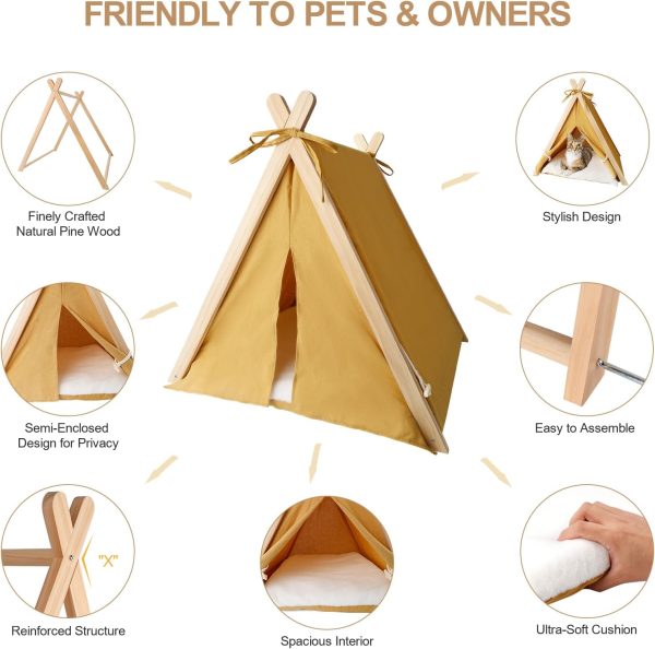 LPOTIUS Pet Teepee