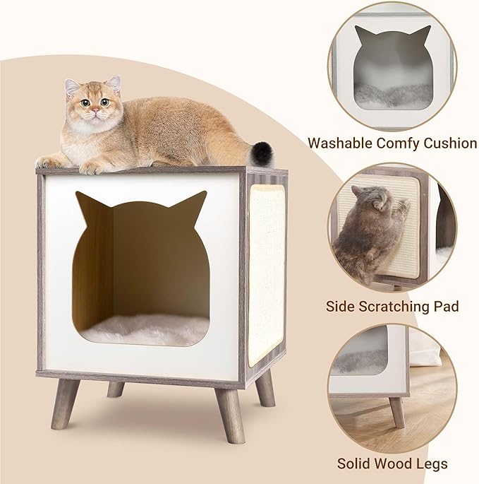 Petfamily Wooden Cat House