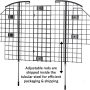 Wire Mesh Car Barrier for Pets