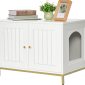 Homhedy Cat Litter Box Enclosure