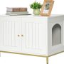 Homhedy Cat Litter Box Enclosure