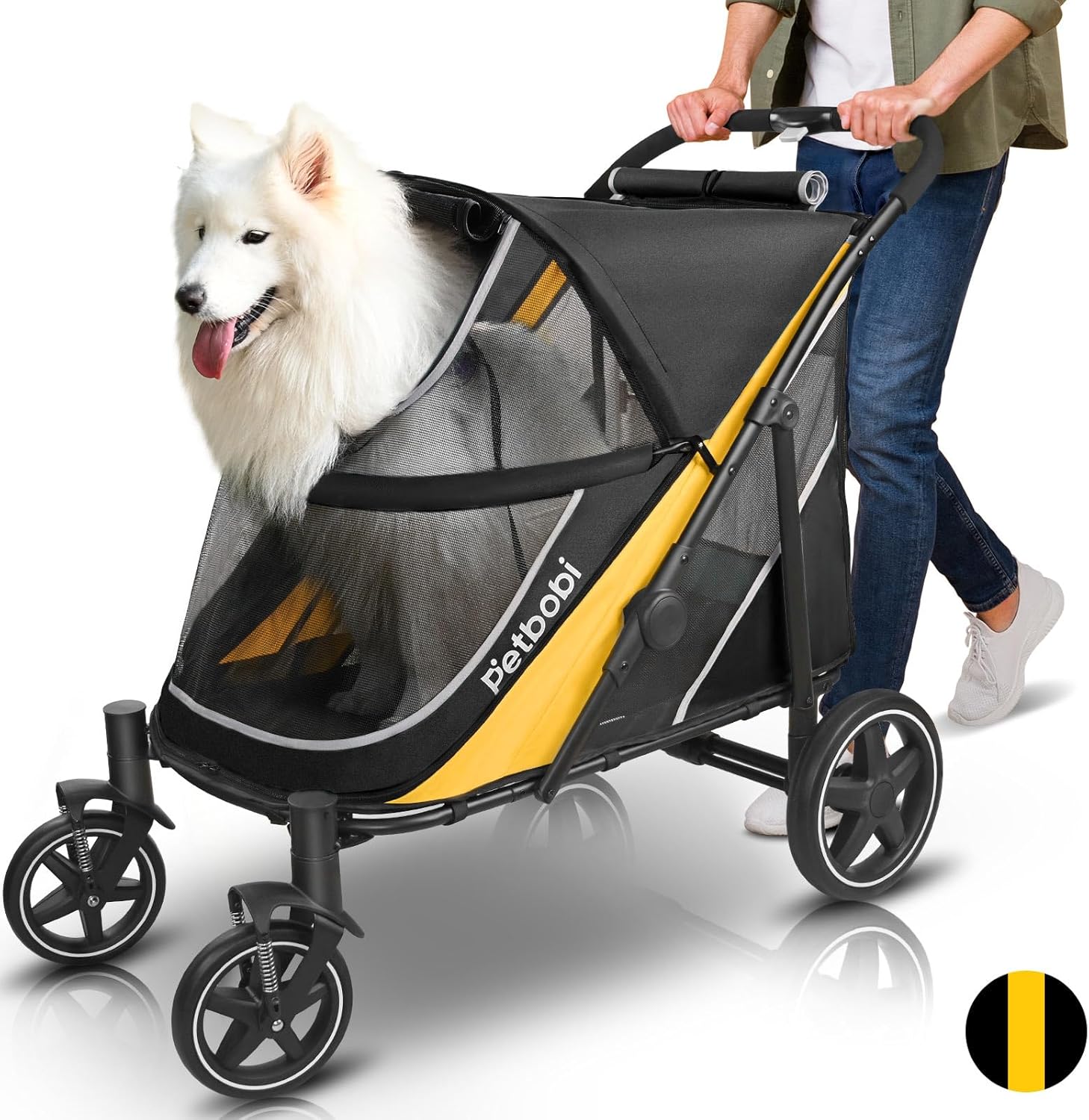 Petbobi Dog Stroller for Medium Dogs