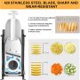 JINSHOME Safe Mandoline Slicer