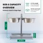 Iconic Pet Adjustable Dog Food Stand