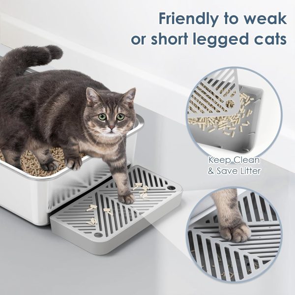 Deep & Extra Large Stainless Steel Cat Litter Boxes