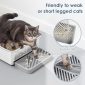 Deep & Extra Large Stainless Steel Cat Litter Boxes