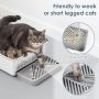 Deep & Extra Large Stainless Steel Cat Litter Boxes