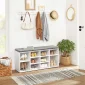 VASAGLE Shoe Bench with Cushion