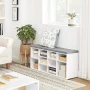 VASAGLE Shoe Bench with Cushion