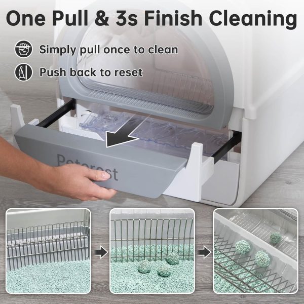 Peterest Large Self Cleaning Litter Box