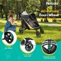 Petbobi Dog Stroller for Medium Dogs