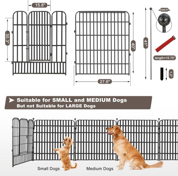 Avocahom Metal Dog Playpen