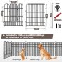 Avocahom Metal Dog Playpen