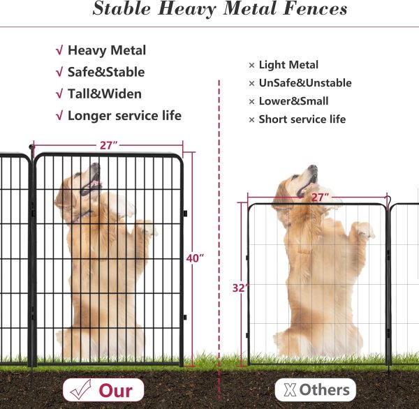 Jhsomdr Dog Playpen Dog Fence