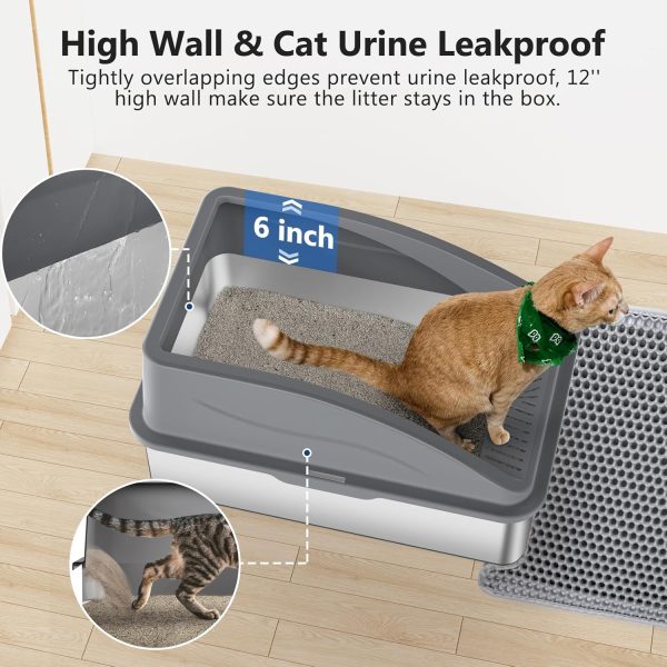 Stainless Steel Cat Litter Box