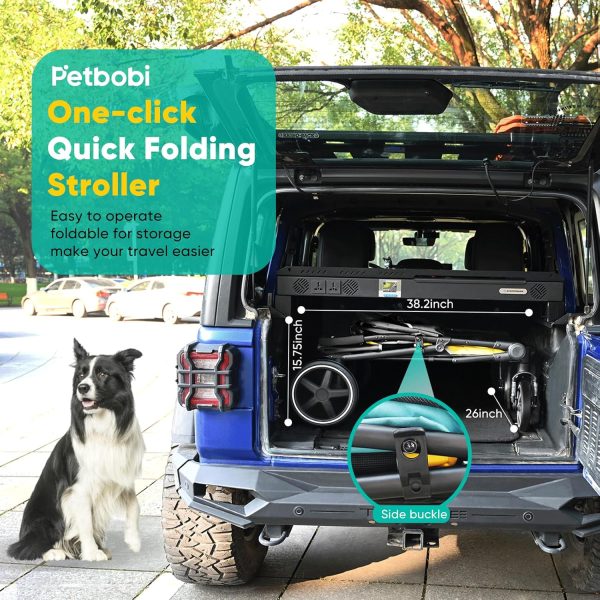 Petbobi Dog Stroller for Medium Dogs
