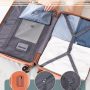 CONCEPTEN Luggage Sets 5 Piece, Suitcases With Wheels, Lightweight Travel Luggage Set With TSA Lock, ABS Hardshell Carry On Suitcase Set, Tangerine - Image 5
