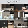 UMIACOUSTICS 4 PCS Wood Acoustic Slat Panels, 23.6” x 23.6” Diffusion Wall Panels, Decorative Sound Proof Panels for Home Office Studio Room (Ebony) - Image 7