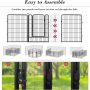 Jhsomdr Dog Playpen Dog Fence