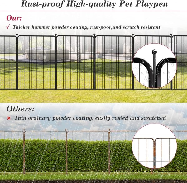 Jhsomdr Dog Playpen Dog Fence