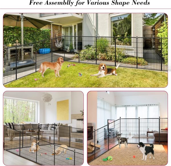 Jhsomdr Dog Playpen Dog Fence