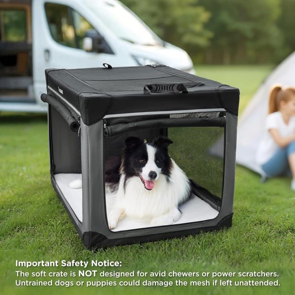 Lesure Soft Collapsible Dog Crate