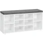 VASAGLE Shoe Bench with Cushion