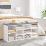 VASAGLE Shoe Bench with Cushion