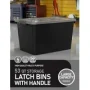 WYT 53 quart Stackable Garage, Tool Room Set of 4, Black/Grey - Image 6